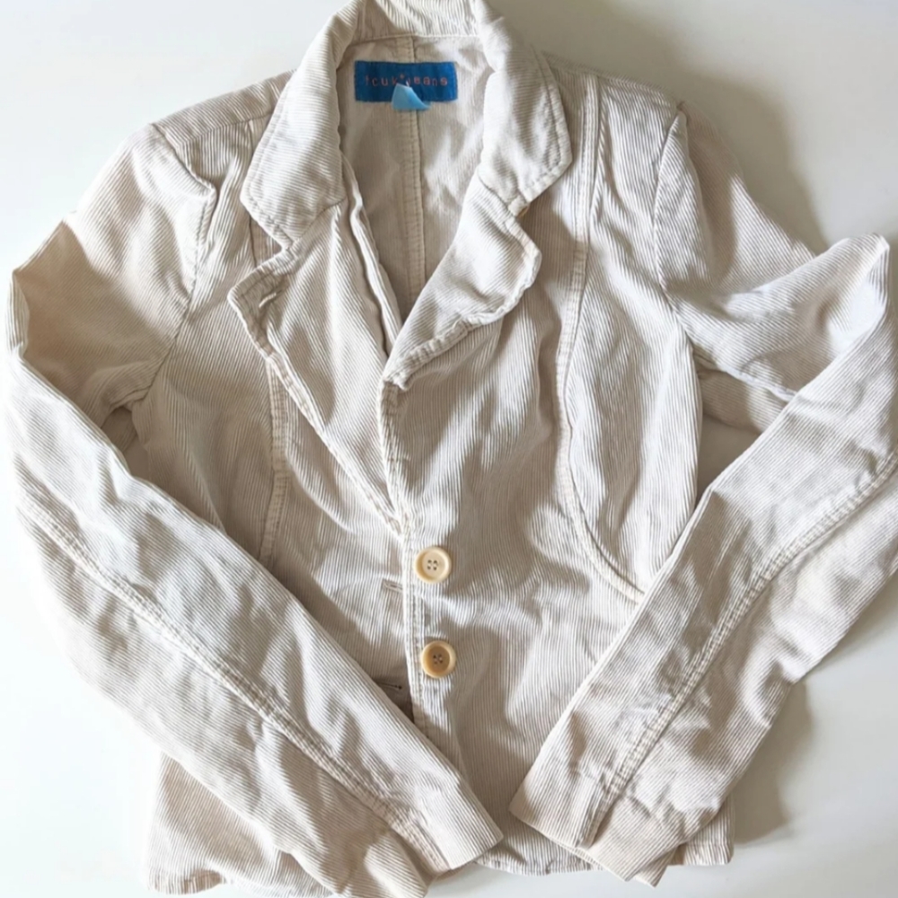 Fcuk Jeans Corduroy Blazer Jacket